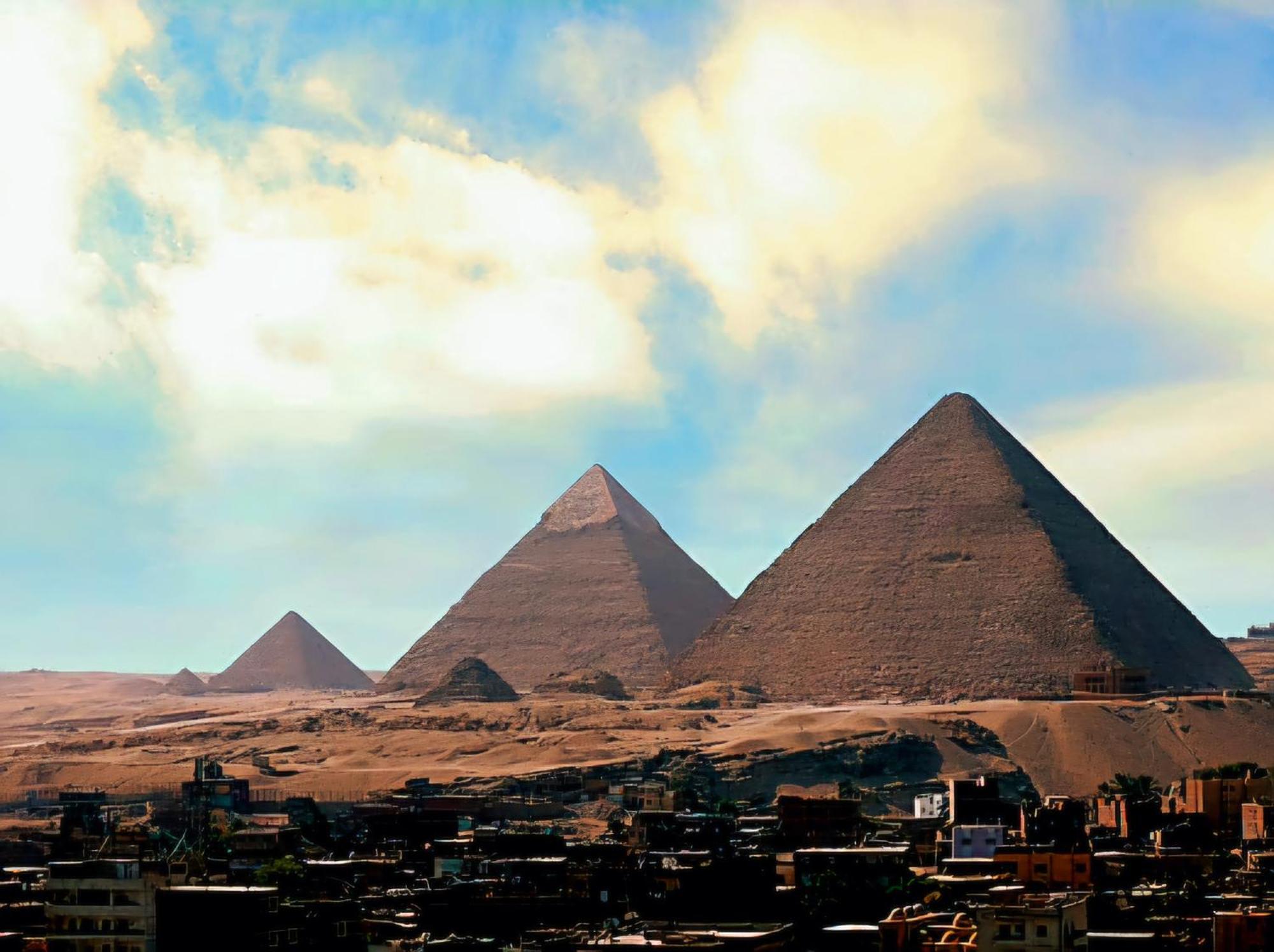 Oscar Pyramids View Nazlet el-Sîsi Quarto foto